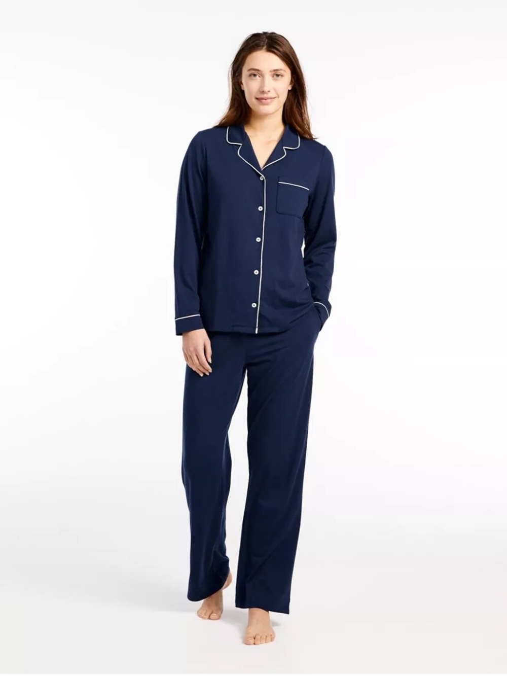 L.L. Bean Super Soft Shrink Free Pajama Set - Picture 5 of 6